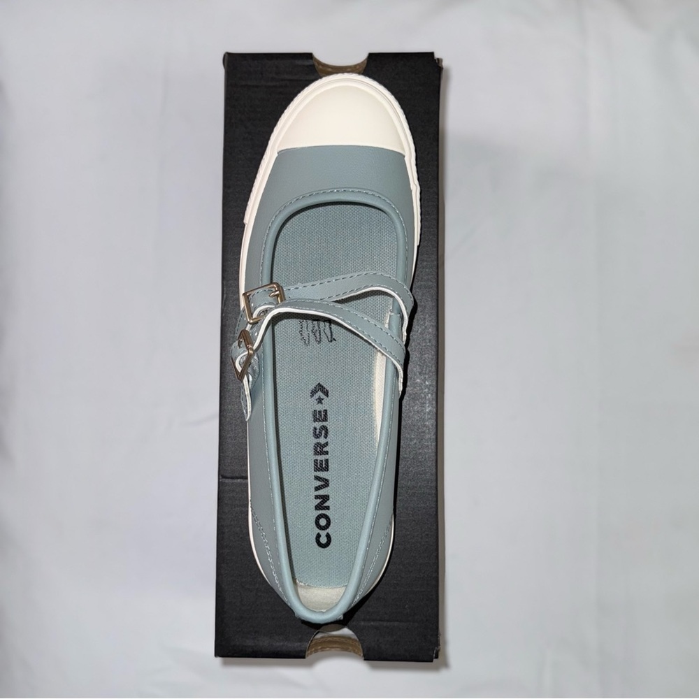 Converse Mary Jane Chuck Taylor All Star Dainty size 7 Teal NIB NWT Women’s - Picture 6 of 7